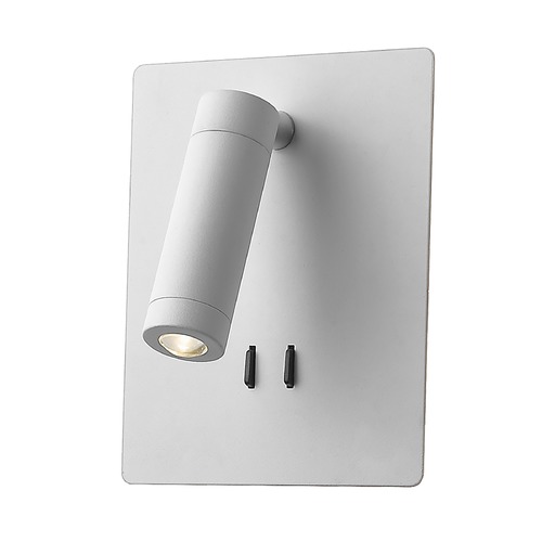 Kuzco Lighting Dorchester White LED Sconce by Kuzco Lighting WS16806-WH