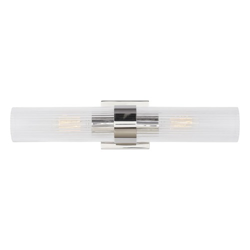Visual Comfort Studio Collection Chapman & Meyers 20-Inch Geneva Polished Nickel Linear Sconce by Visual Comfort Studio CV1022PN