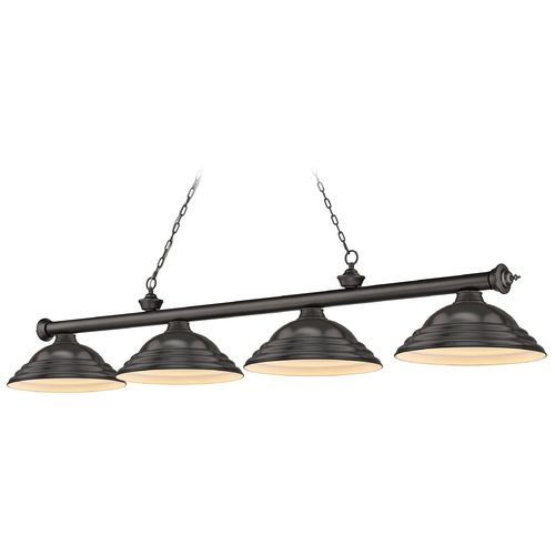 Cordon Bronze Billiard Light by Z-Lite