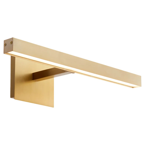 18-Inch Tunable LED Picture Light in Aged Brass by Quorum Lighting