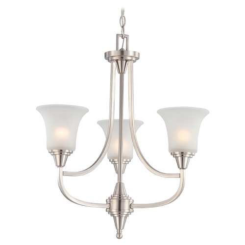 Nuvo Lighting Modern Chandelier in Brushed Nickel by Nuvo Lighting 60/4145