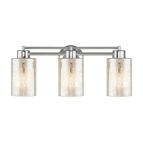 Mercury Glass Chrome Bathroom Light Chrome