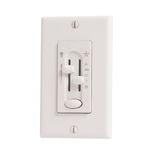 Fan-Light Dual Slide Wall Control with Preset by Hunter Fan Company