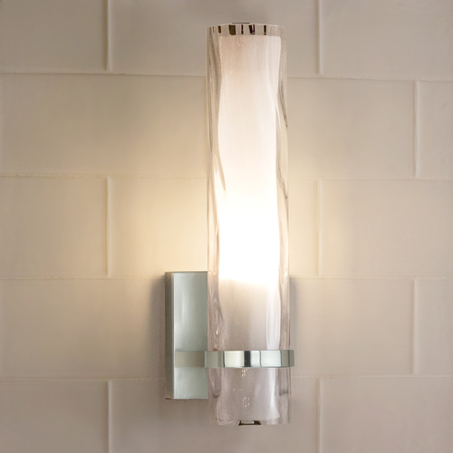 Vilo Satin Nickel Sconce by Vaxcel Lighting