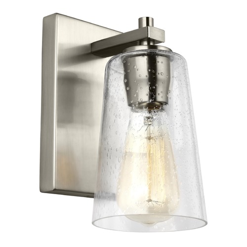 Mercer Satin Nickel Sconce by Visual Comfort Studio