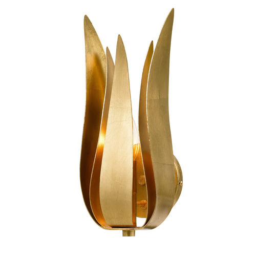 Broche Wall Sconce in Antique Gold by Crystorama Lighting
