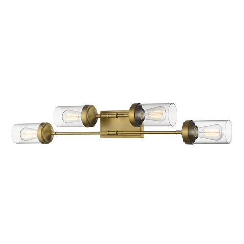 Z-Lite Calliope Foundry Brass Bathroom Light by Z-Lite 617-4V-FB