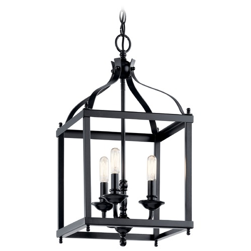 Larkin 3-Light Black Pendant by Kichler Lighting