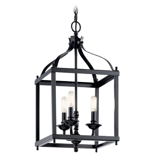 Kichler Lighting Larkin 3-Light Black Pendant by Kichler Lighting 42566BK