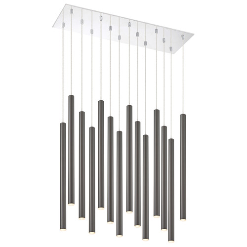 Z-Lite Forest Chrome LED Multi-Light Pendant by Z-Lite 917MP24PBL-LED-14LCH