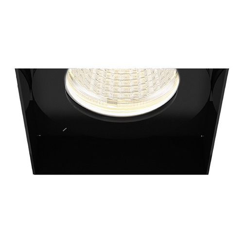 Amigo 3-Inch 3500K Square Trimless Downlight in Black by Eurofase Lighting
