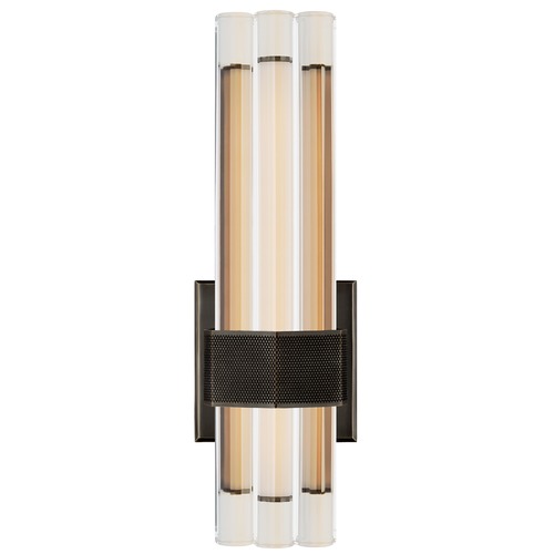 Visual Comfort Signature Collection Lauren Rottet Fascio 14-Inch Sconce in Bronze by Visual Comfort Signature LR2907BZCG