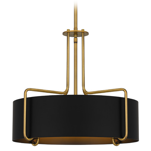 Hanley 20-Inch Pendant in Aged Brass by Quoizel Lighting
