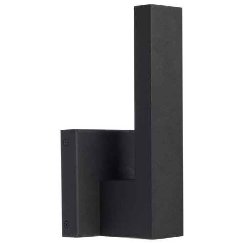 Raven Textured Matte Black LED Outdoor Wall Light by Nuvo Lighting