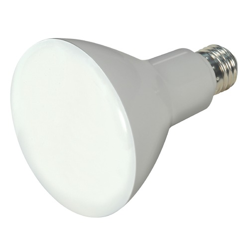 8W Medium Base LED Bulb BR30 105-Degree 2700K Dimmable by Satco Lighting
