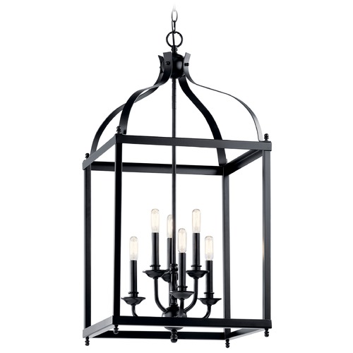 Larkin 6-Light Black Pendant by Kichler Lighting