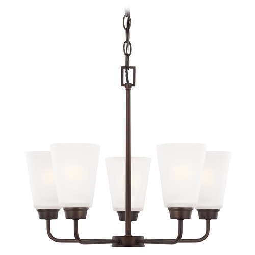 Generation Lighting Kerrville 20-Inch Bronze Mini Chandelier by Generation Lighting 3115205-710