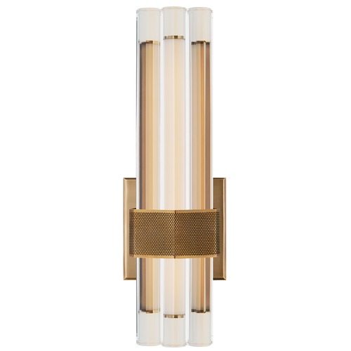 Visual Comfort Signature Collection Lauren Rottet Fascio 14-Inch Sconce in Brass by Visual Comfort Signature LR2907HABCG
