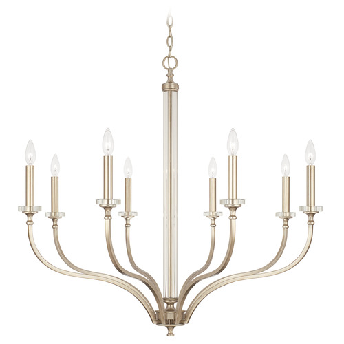 Capital Lighting Breigh 38-Inch Chandelier in Brushed Champagne by Capital Lighting 444881BS