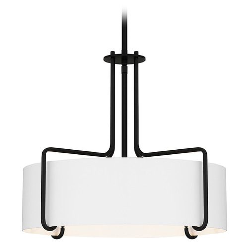 Quoizel Lighting Hanley 20-Inch Pendant in Matte Black by Quoizel Lighting QP5596MBK