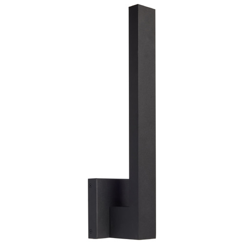 Raven Textured Matte Black LED Outdoor Wall Light by Nuvo Lighting