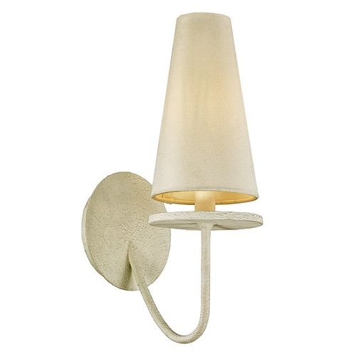 Marcel Gesso White Sconce by Troy Lighting