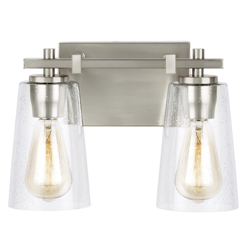 Visual Comfort Studio Collection Mercer Satin Nickel Bathroom Light by Visual Comfort Studio VS24302SN