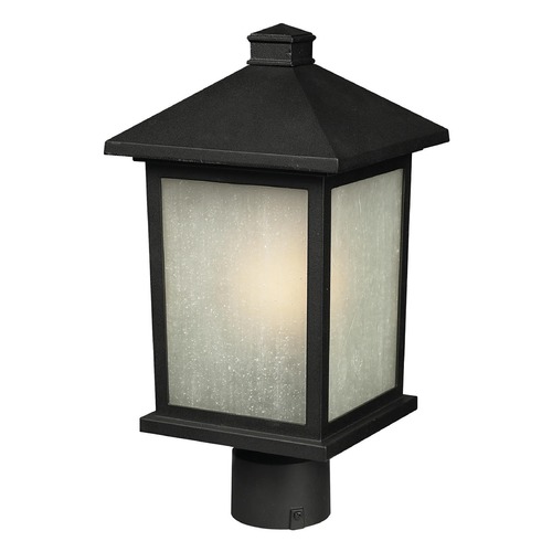 Holbrook Black Post Light by Z-Lite
