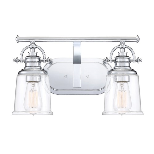 Quoizel Lighting Grant 16-Inch Bath Light in Polished Chrome by Quoizel Lighting GRT8602C