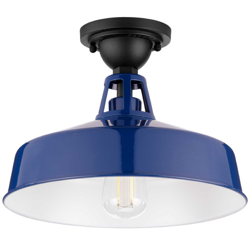Progress Lighting Cedar Springs Navy Close To Ceiling Light