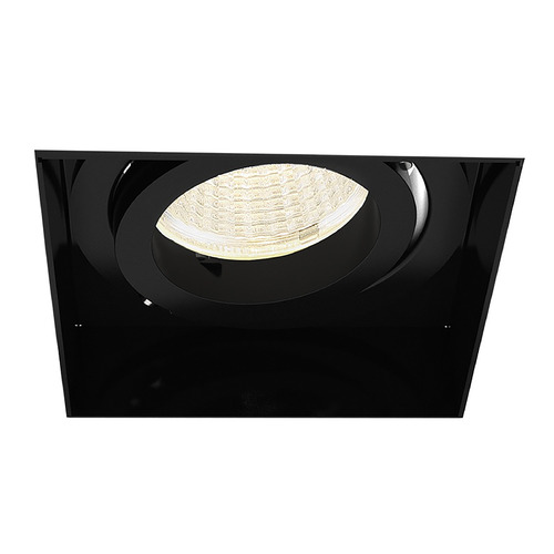 Eurofase Lighting Amigo 3-Inch 3000K Square Trimless Adjustable Gimbal in Black by Eurofase Lighting 28718-30-028