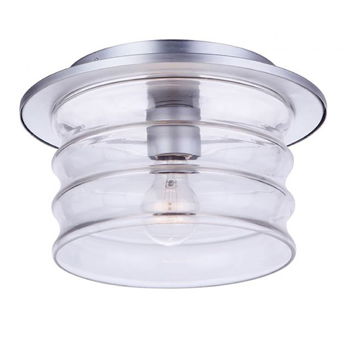 Canon Satin Aluminum Close-to-Ceiling Light by Craftmade Lighting