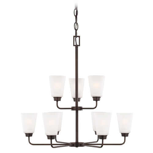 Generation Lighting Kerrville 29-Inch Bronze Chandelier by Generation Lighting 3115209-710