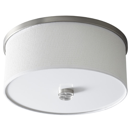 Oxygen Echo 8-Inch LED Flush Mount in Satin Nickel by Oxygen Lighting 3-695-24