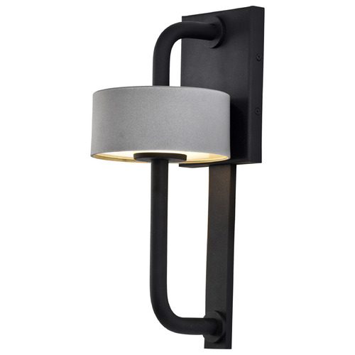 Overtop Matte Black LED Outdoor Wall Light by Nuvo Lighting