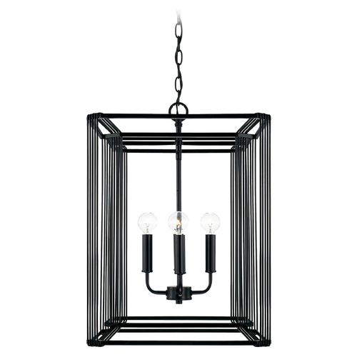 Capital Lighting Lennon Foyer Light in Matte Black by Capital Lighting 546041MB