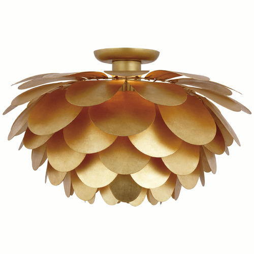Chapman & Myers Cynara XL Flush Mount in Gild by VC Signature