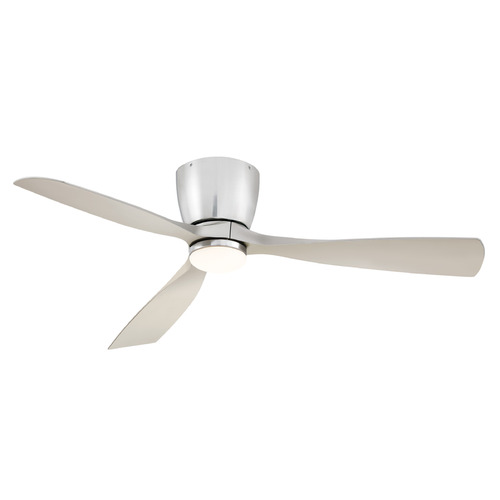 Fanimation Fans Klinch 52 Brushed Nickel LED Ceiling Fan with Light