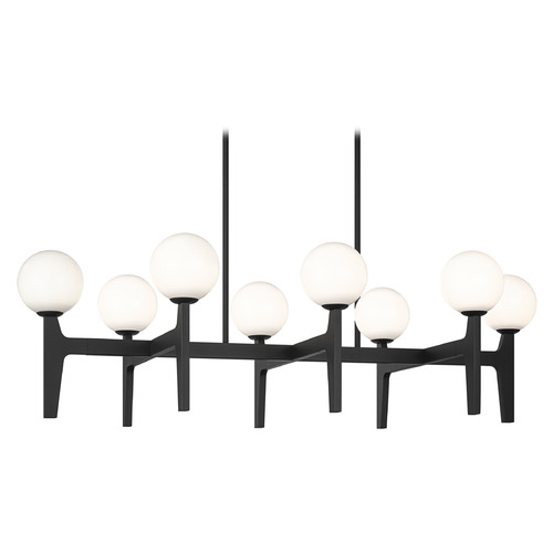 Scriben Matte Black LED Island Light by Matteo Lighting