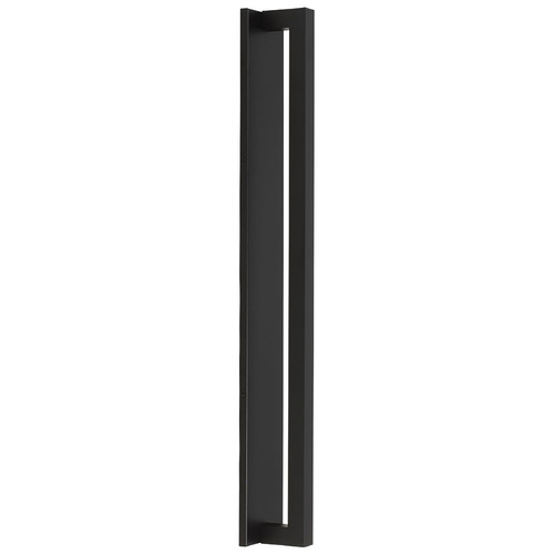 Visual Comfort Modern Collection Mick De Giulio Stagger Outdoor Black LED Outdoor Wall Light