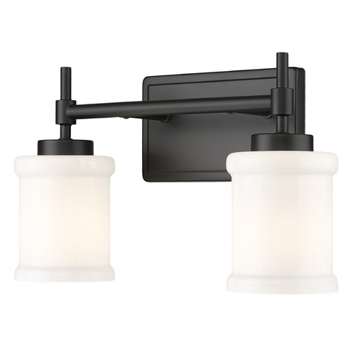 Z-Lite Cadoc Matte Black Bathroom Light
