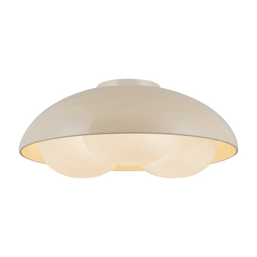 Alora Lighting Robyn Pearl White Flushmount Light