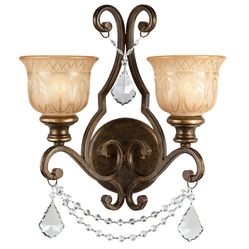 Crystorama Lighting Norwalk Bronze Umber Sconce