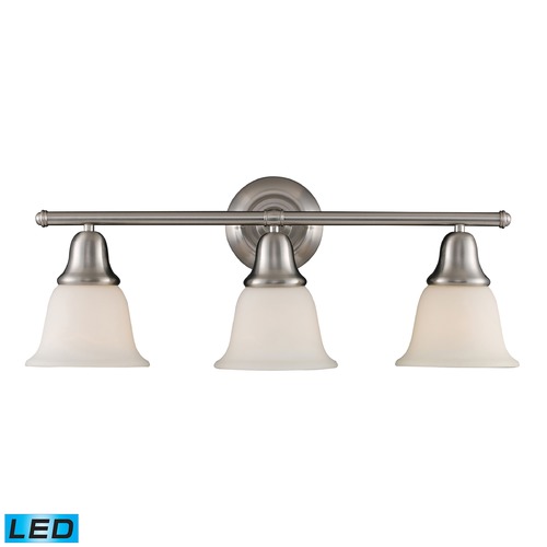 Elk Lighting Elk Lighting Berwick Brushed Nickel LED Bathroom Light 67022-3-LED