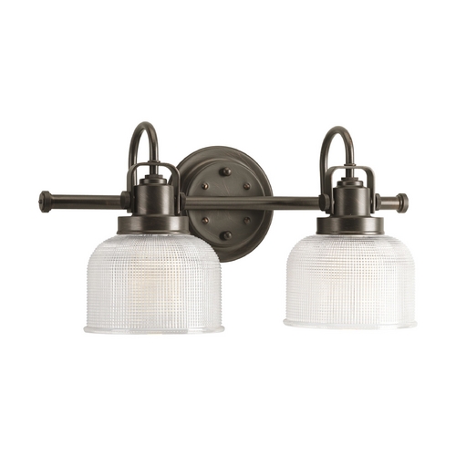 Progress Lighting Archie Farmhouse Bathroom Light in Bronze by Progress Lighting P2991-74