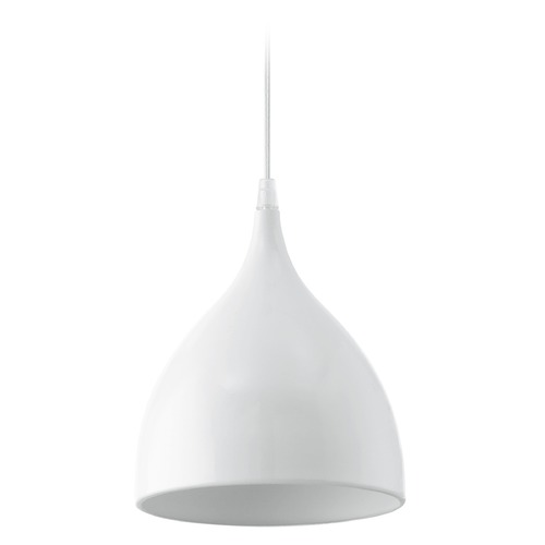 Coretto Glossy White Mini Pendant by Eglo Lighting