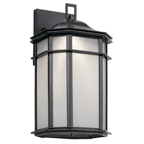Industrial LED Outdoor Wall Light Black Kent by Kichler Lighting