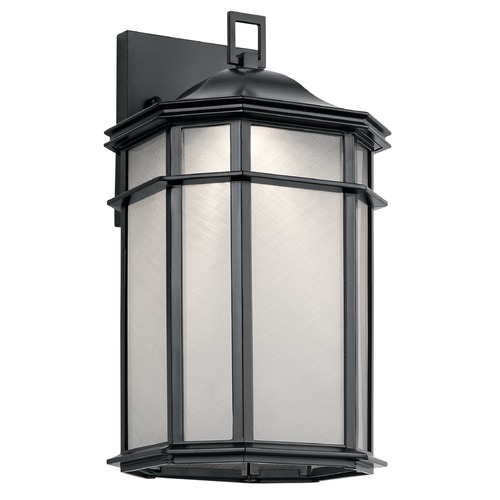 Kichler Lighting Industrial LED Outdoor Wall Light Black Kent by Kichler Lighting 49899BKLED