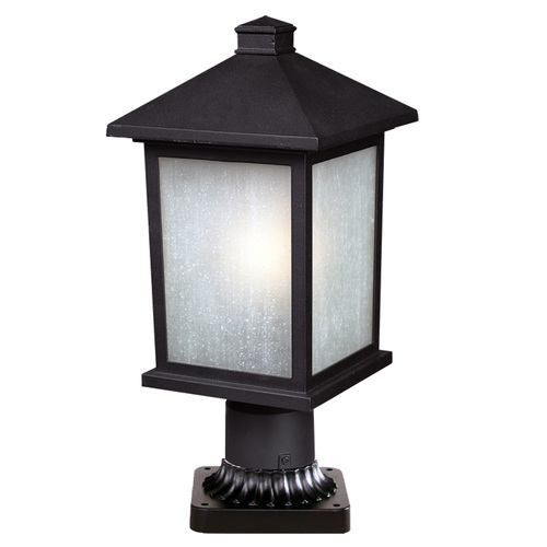 Holbrook Black Post Light by Z-Lite