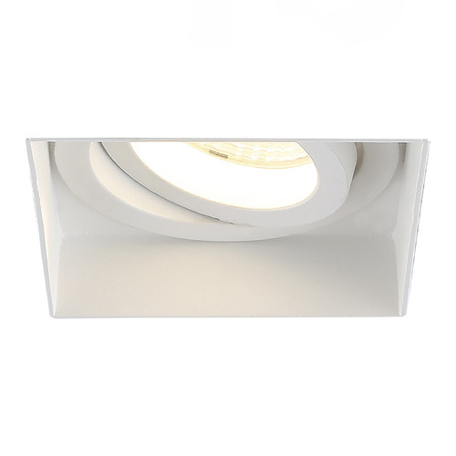 Eurofase Lighting Amigo 3-Inch 3500K Square Trimless Adjustable Gimbal in White by Eurofase Lighting 28718-35-017